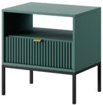 Κομοδίνο Nova Πράσινο 54x56x39cm