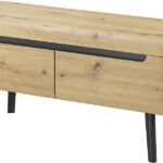 Έπιπλο Τηλεόρασης Nordi Artisan+μαύρο 107x50x40cm