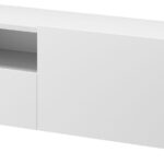 Έπιπλο τηλεόρασης Κρεμαστό 02109-ENJ-w Λευκό 120x30x37cm