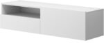 Έπιπλο τηλεόρασης Κρεμαστό 02109-ENJ-w Λευκό 120x30x37cm