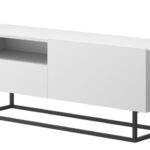Έπιπλο τηλεόρασης 02109-ENJ-w Λευκό 120x47x37cm
