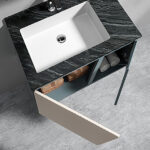 ΣΕΤ ΠΑΓΚΟΥ VICTORIA 80 cm PLYWOOD χρ.BEIGE/PETROL S3BVIC080BEPE - Image 2