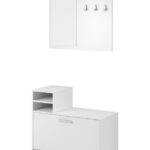 Έπιπλο Εισόδου Luna Λευκό 80x180x26cm