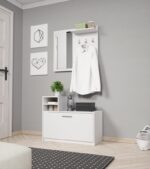 Έπιπλο Εισόδου Luna Λευκό 80x180x26cm - Image 2