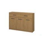 Μπουφές Pavi Βελανιδιά 124.6x33.8x87.2cm