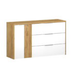 Μπουφές Avanti Χρυσός Δρυς-Λευκό 139.4x41.5x82.5cm - Image 2