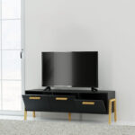 Έπιπλο Τηλεόρασης Belle Ανθρακί 149.5x41x49cm - Image 3