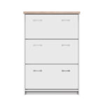 Παπουτσοθήκη Top Mix 80x27x121εκ Λευκό-Σονόμα - Image 3