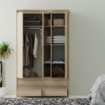 Ντουλάπα Τρίφυλλη Norton Sonoma  127x60x210εκ - Image 3