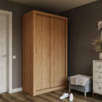 Ντουλάπα Linea Χρυσό Δρυς 120x60x215cm