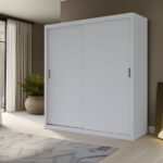 Ντουλάπα Reflex Λευκή 180x60x215cm