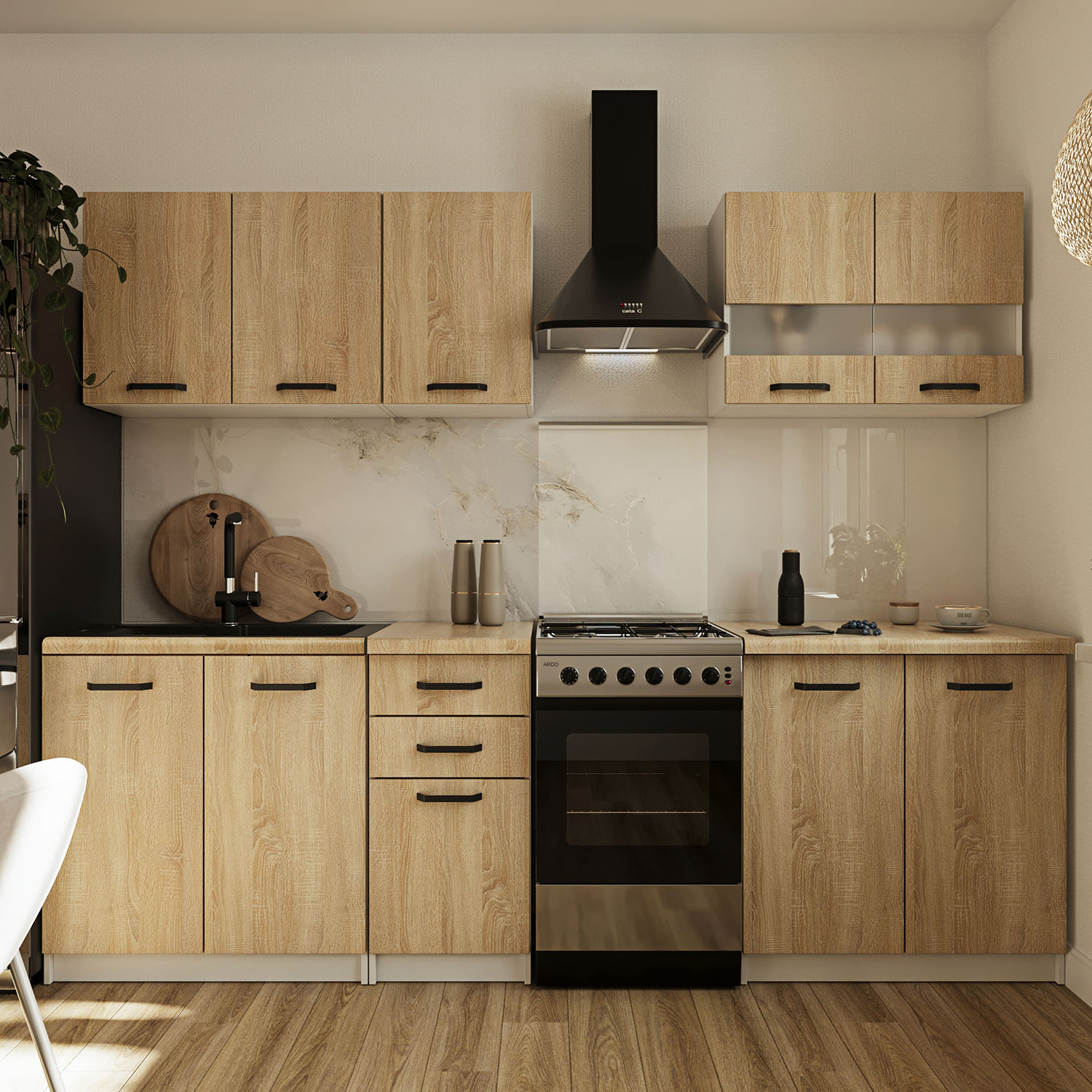 14838 Κουζίνα Anita Set 02 6 Τεμαχίων Σονόμα - Image 1