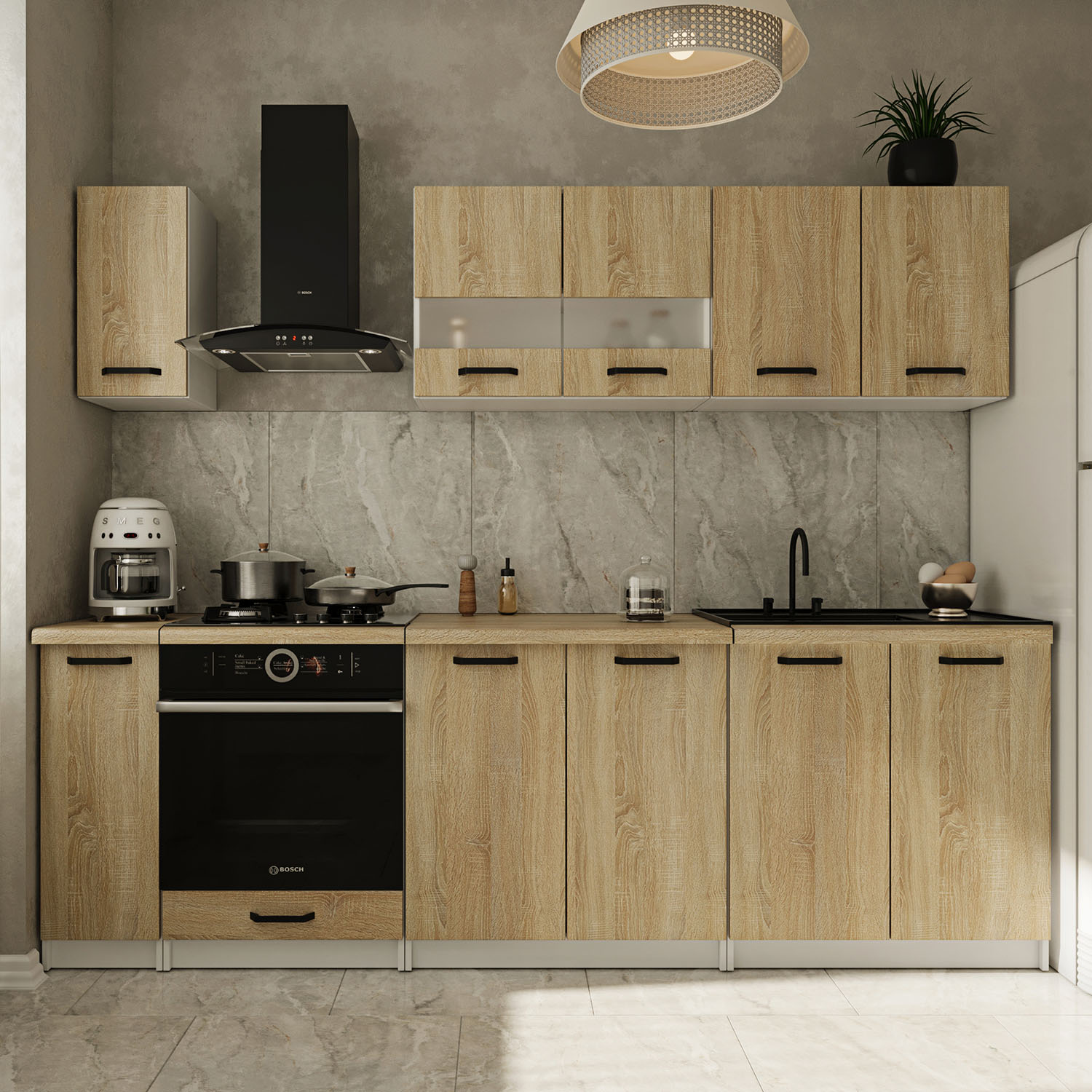 14839 Κουζίνα Anita Set 03 7 Τεμαχίων Σονόμα - Image 1