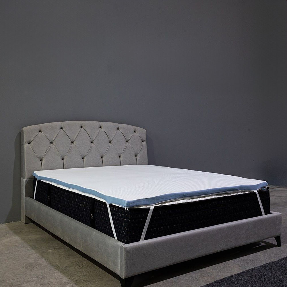 Untitled design - 1 Ανώστρωμα Cool Gel 4cm με αποσμώμενο κάλυμμα 90x200x4cm - Image 1