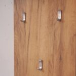 Σετ Εισόδου 3 τεμ. RUTA με Καθρέπτη και Μαξιλάρι Χρυσός Δρύς Με Λευκό 150x40x199cm - Image 3