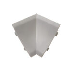 Γωνία Εσωτερική Αρμοκάλυπτρου Γκρι 4x2.5x4cm