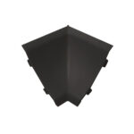 Γωνία Εσωτερική Αρμοκάλυπτρου Μαύρη 4x2.5x4cm