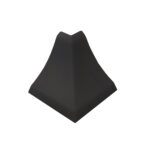 Γωνία Εξωτερική Αρμοκάλυπτρου Μαύρη 4x2.5x4cm