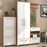 Παπουτσοθήκη Niag 5803D 58x26.5x132εκ Σονόμα-Λευκή - Image 2