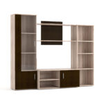 Σύνθεση Τηλεόρασης Tigra 215x51.5x177cm Σονόμα-Wenge - Image 2