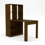 Γραφείο-Τραπέζι Πολυχρηστικό  Βέγγε Με Ράφια 80x133x150εκ - Image 2