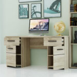 Γραφείο Solo 145 Sonoma με Wenge 145x60x76εκ - Image 2