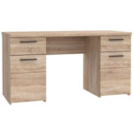 Γραφείο Solo 145 Sonoma με Wenge 145x60x76εκ - Image 3