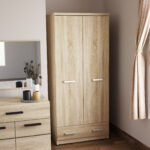 Ντουλάπα Δίφυλλη Top Mix Sonoma 80x57x183cm - Image 2