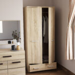 Ντουλάπα Δίφυλλη Top Mix Sonoma 80x57x183cm - Image 3