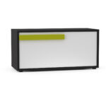 Alex Κουτί Αποθηκευτικό 84x35x39εκ Γραφίτης-Λευκό - Image 3