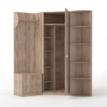 Oksana Γωνιακό Σετ Εισόδου Σονόμα 126-143x35-40x200εκ - Image 2