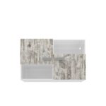 Ραφιέρα Τοίχου Pump 120x34x75 Λευκό - Image 2