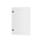 Κάτω Πορτάκι Πλυντηρίου Charlotte Λευκό 60x1.6x71.4cm - Image 2