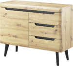 Μπουφές Nordi Artisan+μαύρο  107x83x40cm