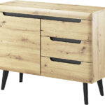 Μπουφές Nordi Artisan+μαύρο  107x83x40cm