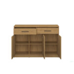 Μπουφές Pavi Βελανιδιά 124.6x33.8x87.2cm - Image 3