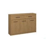 Μπουφές Pavi Βελανιδιά 124.6x33.8x87.2cm - Image 2