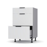 Craft Κάτω Ντουλάπι Συρταριέρα Λευκό 50x48x82cm - Image 2