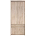 Ντουλάπα Δίφυλλη Norton Sonoma 88x55x210εκ