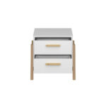 Κομοδίνο Belle Λευκό 50x41x49cm - Image 2