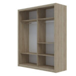 Ντουλάπα Reflex Σονόμα 180x60x215cm - Image 3