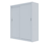 Ντουλάπα Reflex Λευκή 180x60x215cm - Image 2