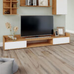 Έπιπλο TV Callisto Χρυσό Δρυς-Λευκό 200x40x30cm - Image 3