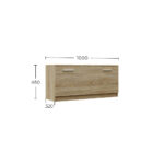 Παπουτσοθήκη Reno Σονόμα 100x32x46cm - Image 3