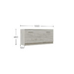 Παπουτσοθήκη Reno Λευκό 100x32x46cm - Image 3