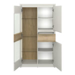 Βιτρίνα Karin Cashmere-Evoke Oak 86x36.5x153cm - Image 2