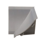 Γωνία Εσωτερική Αρμοκάλυπτρου Γκρι 4x2.5x4cm - Image 2