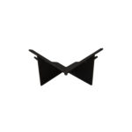 Γωνία Εσωτερική Αρμοκάλυπτρου Μαύρη 4x2.5x4cm - Image 3