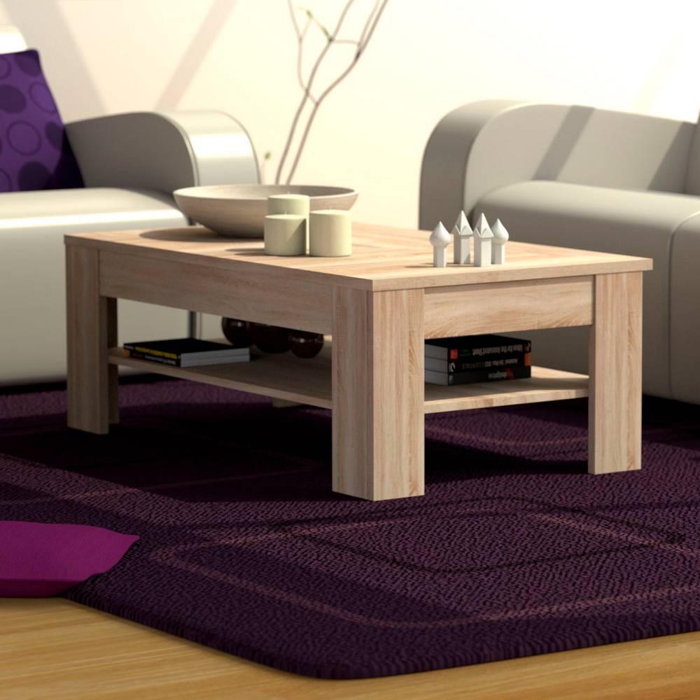 3003 Τραπέζι Σαλονιού Solo Σονόμα 120x69.5x44cm - Image 1