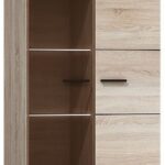 Βιτρίνα 36134-LN-HV Φυσικό 80X194X37cm